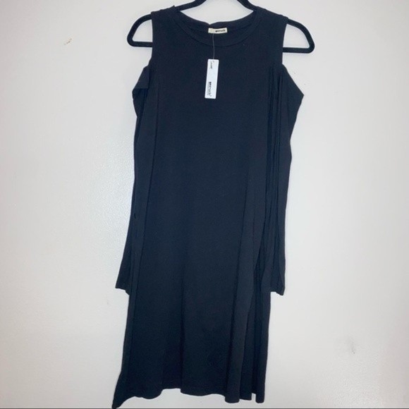NWT La Made X Revolve  Bare Shoulder Tunic Oversized Swing Top XS - Picture 3 of 5